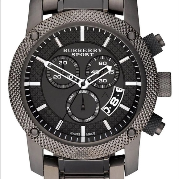 Burberry chronograph bracelet watch BU77 - Picture 5 of 8